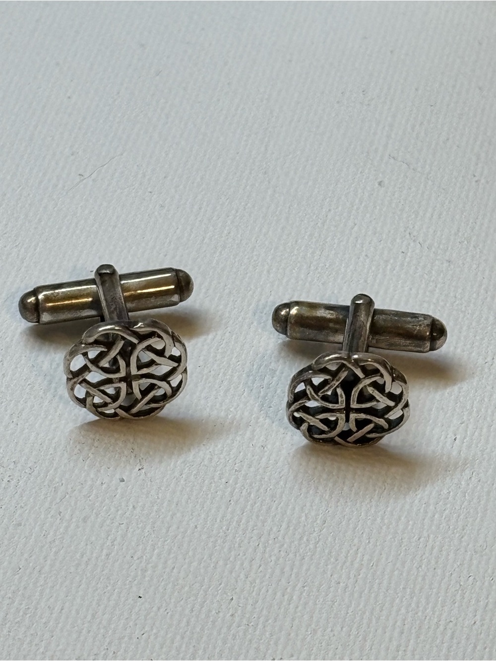 Sterling silver Celtic Knot Cufflinks